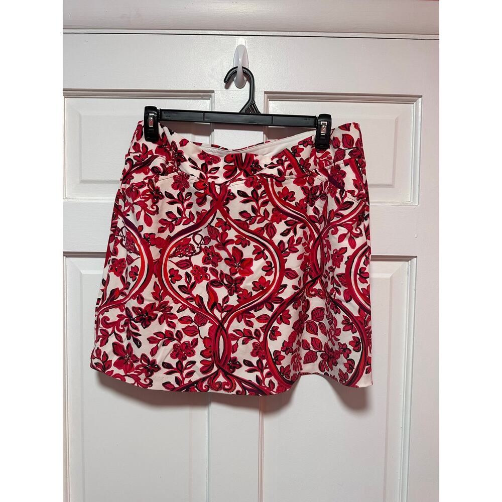 Lilly Pulitzer UPF Luxletic 17" Monica Skort Coconut Slice Of Paradise Golf 16 - Picture 4 of 9